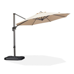 Patio Umbrella Outdoor Cantilever Round Umbrella Aluminum Offset Umbrella with 360-degree Rotation