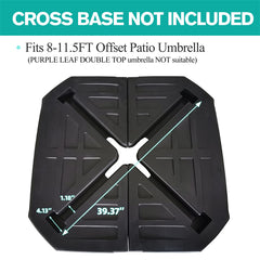 ZY04BSSBL-150 Umbrella Base