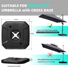 ZY04BSSBL-150 Umbrella Base