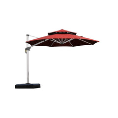 Patio Umbrella Outdoor Round Umbrella Large Cantilever Umbrella Windproof Offset Umbrella Heavy Duty Sun Umbrella