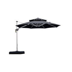 Patio Umbrella Outdoor Round Umbrella Large Cantilever Umbrella Windproof Offset Umbrella Heavy Duty Sun Umbrella