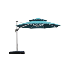 Patio Umbrella Outdoor Round Umbrella Large Cantilever Umbrella Windproof Offset Umbrella Heavy Duty Sun Umbrella